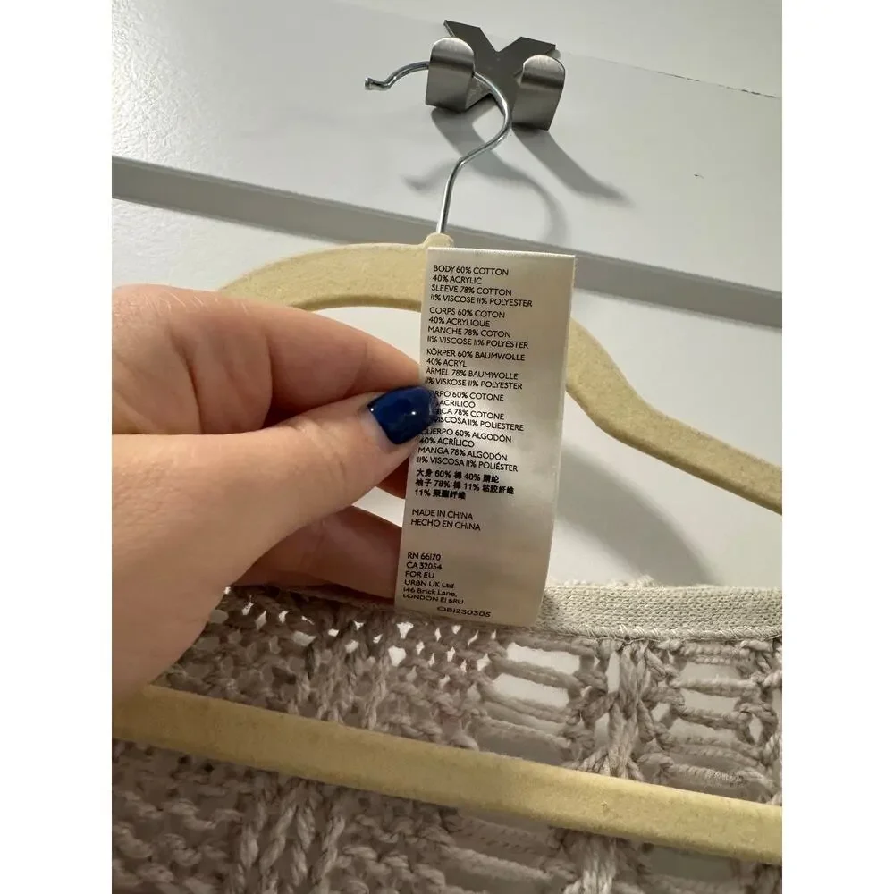 Free People Honey Cable Pullover size XS